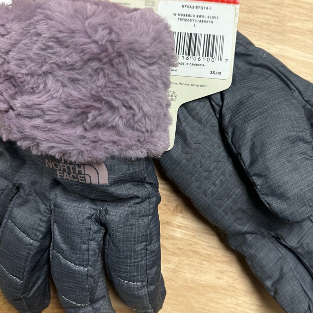The North Face Women’s Mossbud Swirl Grove-Grey/Pink - Picture 3 of 7